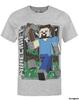 Dětské tričko Minecraft 4 | Velikost: 11-12 let | Šedá