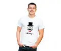 Valentýnské tričko pánské Lady/Gentleman | Velikost: S | Bílá