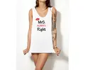 Valentýnský nátělník dámský Mr. a Mrs. Right | Velikost: S | Bílá