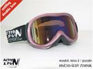 Unisex lyžařské brýle - fialová barva