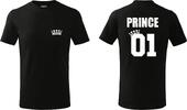 Klučičí tričko PRINCE | Velikost: 110 cm / 4 roky | Černá