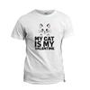 Pánské tričko „My Cat“ | Velikost: S | Bílá