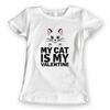 Dámské tričko „My Cat“ | Velikost: S | Bílá