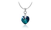 Náhrdelník Xilion Heart - Bermuda Blue