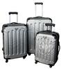 Sada 3 kufrů v ABS provedení Travel Lex - Luxury | Stříbrná