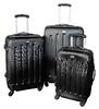 Sada 3 kufrů z ABS Travel Lex - Luxury | Černá