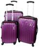 Sada 3 kufrů v ABS provedení Travel Lex - Colors | Fialová