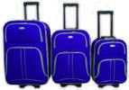 Sada 3 kufrů 100% Polyester Travel Lex - Comfort Colors | Fialová
