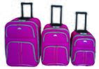 Sada 3 kufrů 100% Polyester Travel Lex - Comfort Colors | Růžová