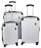 Sada 3 kufrů v ABS provedení Travel Lex - Colors | Bílá