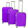 Sada 3 kufrů z PP Travel Lex - Premium Color Aluminum | Fialová