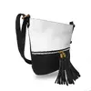 Crossbody kabelka black/white