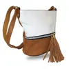 Crossbody kabelka brown/white
