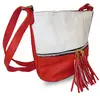 Crossbody kabelka red/white
