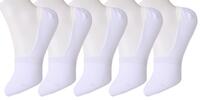 5 párů ponožek do balerínek | Velikost: 35-38 | Bílá