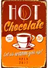 Plechová cedule Chocolate