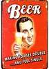 Plechová cedule Beer
