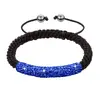 Náramek s trubicí s křišťály (sapphire)