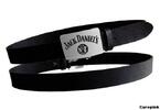 Pánský opasek Jack Daniel's No. 7 logo - přezka stříbrná | Velikost: L