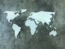 Mapa světa - kontinenty | Velikost: M