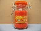 Parfémovaný dekorační písek ve skleněné dóze – pomeranč a mandarinka