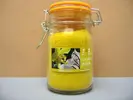 Parfémovaný dekorační písek ve skleněné dóze – sweet vanilla