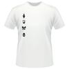 Pánské tričko „Skóre bílé“ s popisovačem | Velikost: S | Bílá