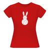 Dámské tričko „Zajíček“ | Velikost: S | Červená