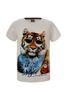 Chlapecké tričko tygr - bílé | Velikost: 98