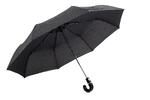 Deštník Pierre Cardin s rukojetí šedý - vzor kapky | Šedá