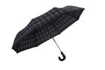 Deštník Pierre Cardin s rukojetí šedý - vzor kostky | Šedá