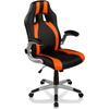 Kancelářská židle GT Stripes Series černá/oranžový