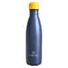 Nerezová láhev, 500 ml | Modrá + žluté víčko