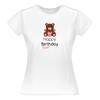 Dámské tričko „Medvídek bílá“ | Velikost: S | Bílá