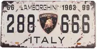 Retro - Plechové cedule Lamborghini 1963
