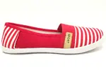 Dámské pruhované espadrilky Samlux | Velikost: 36 | Červená