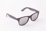 typ Wayfarer s imitací dřeva tmavě hnědé - skla zrcadlová