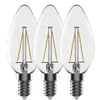 3x Tesla - LED žárovka CRYSTAL RETRO svíčka 2,2 W