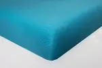 Kvalitní jersey prostěradlo / tyrkysová | Velikost: 90 x 200 cm