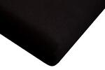 Kvalitní jersey prostěradlo / černá | Velikost: 140 x 200 cm