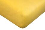 Jersey prostěradlo | Velikost: 90 x 200 cm | Žlutá