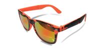model 5 - skládací brýle oranžové - zrcadlové zlatooranžové