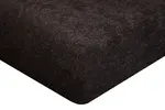 Froté prostěradlo | Velikost: 90 x 200 cm | Černá