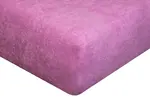 Froté prostěradlo | Velikost: 90 x 200 cm | Světle fialová