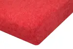 Froté prostěradlo | Velikost: 90 x 200 cm | Červená