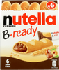 Křupavé tyčinky Nutella B-ready - 6 ks