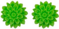 Náušnice Flowerski | Neon Green