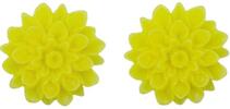 Náušnice Flowerski | Yellow Neon