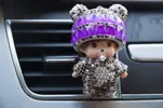 Mini Poppi - panda | Velikost: Broskev | Neonově fialová