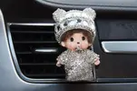 Mini Poppi - panda | Velikost: Broskev | Stříbrná
